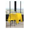 Nappe Carrée - Nels - Jaune - 180 X 180 Cm - 100% Polyester - Ourlet