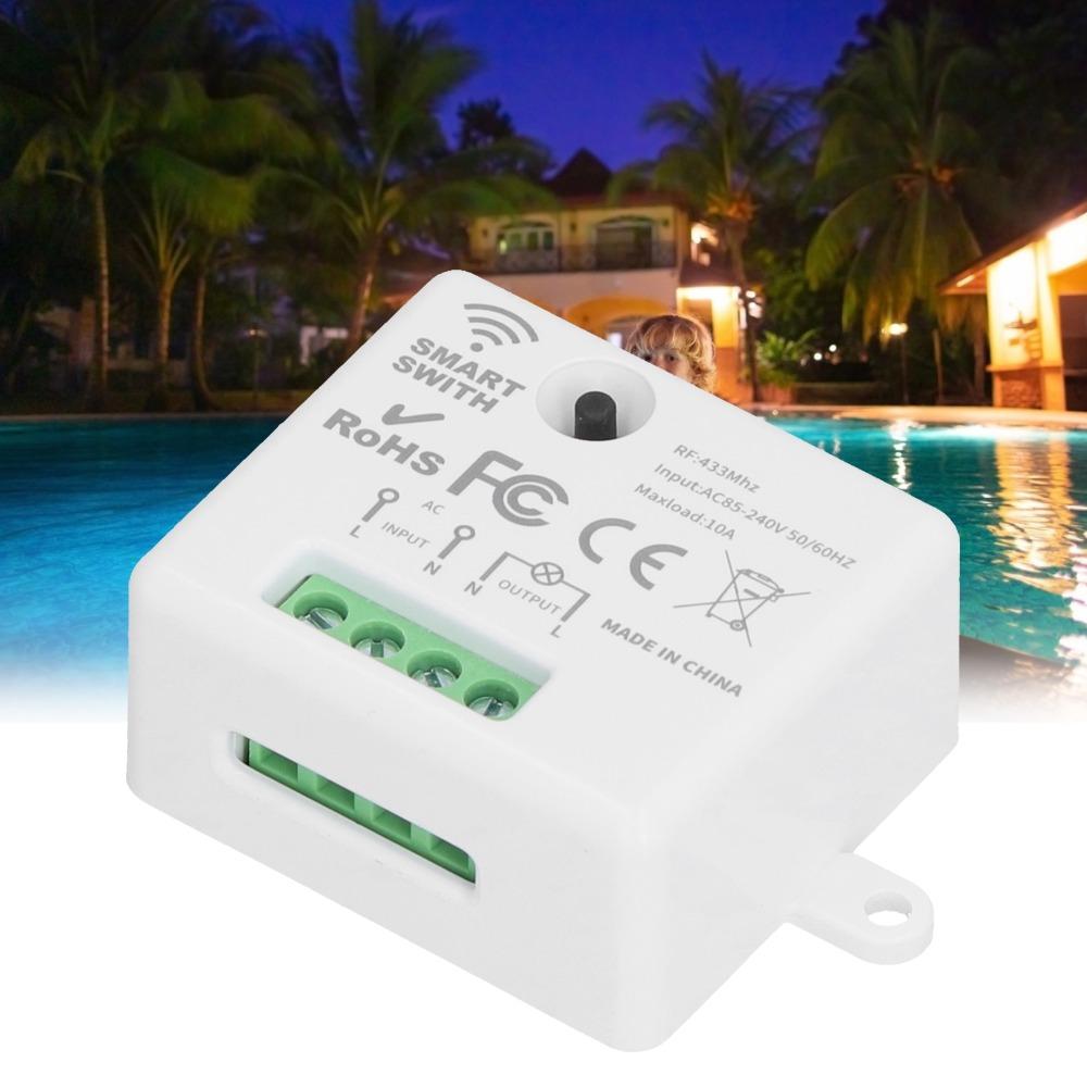 Compact WiFi Relay Switch 10A Remote Switch Mini Smart Switch Module Home Automation