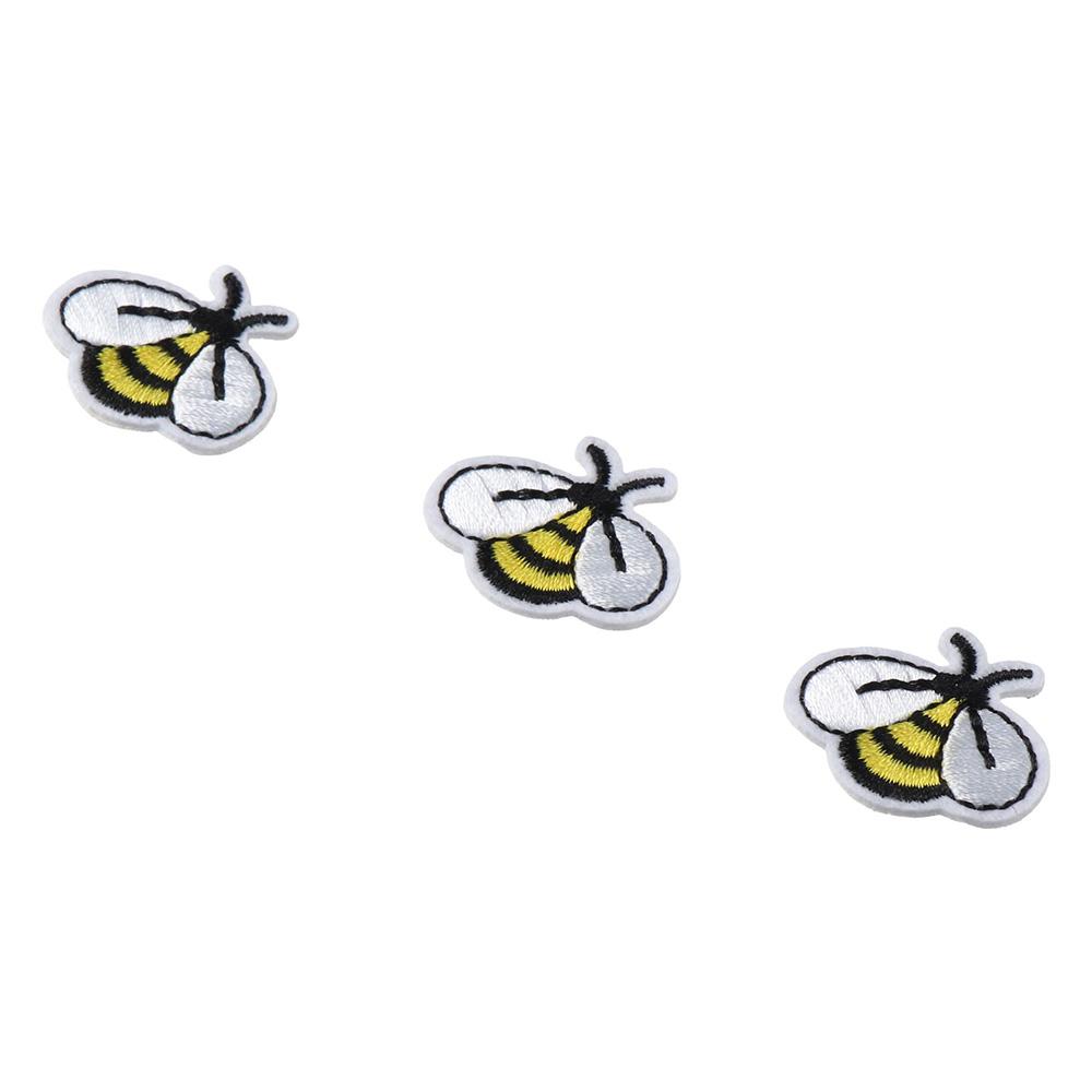 Non-woven Fabric Bee Embroidered Patches Applique Bee Fabric Iron-on Bags