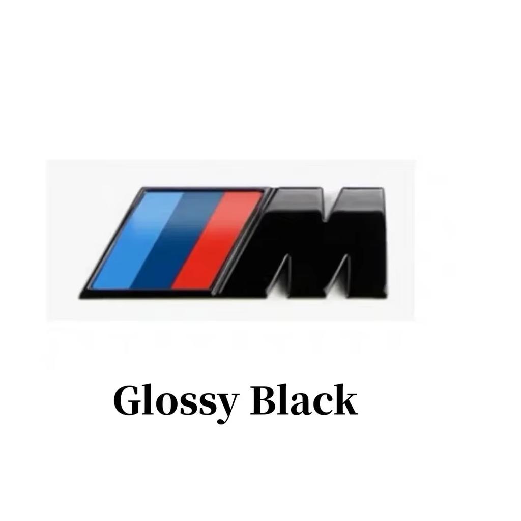PPO M Logo Car Body Side Badge Body Rear Trunk Decor Sticker Car Modification Accessorie BMW M Power X1 X3 X5 X7 E71 MINI QB4