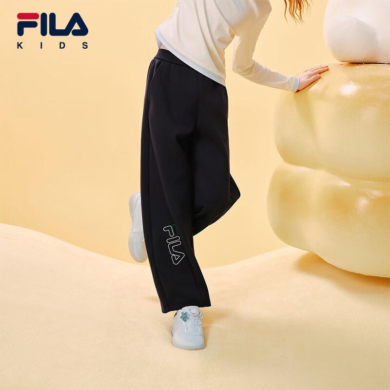 FILA Kids 2026 Fall Sweatshirt and Pants Sporty Two-Piece Set