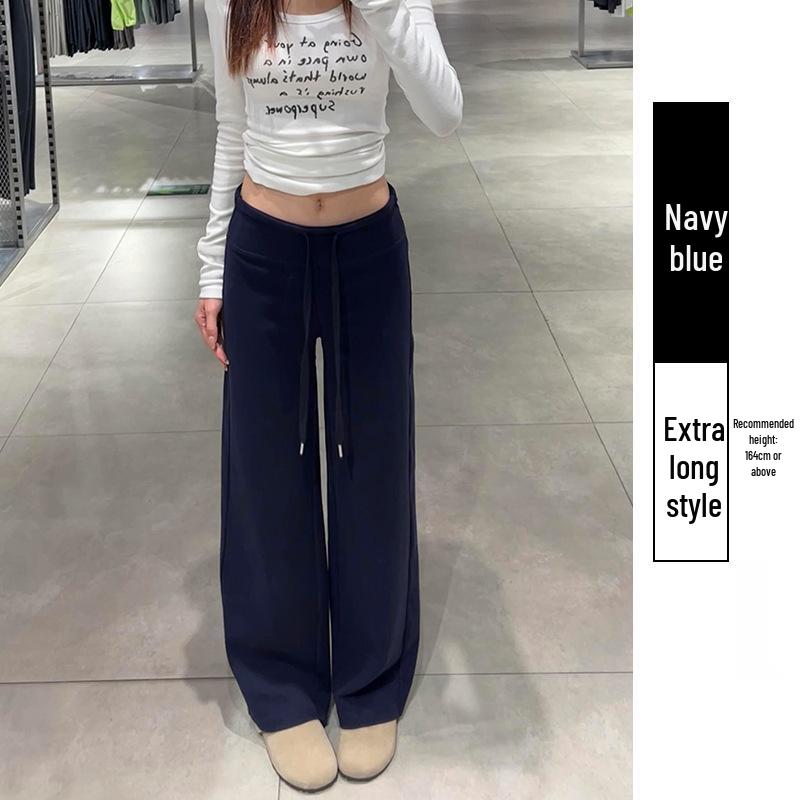 Lulu Unisex High Waist Slimming Sweatpants - Autumn 2026: Wide Leg, Plus Velvet