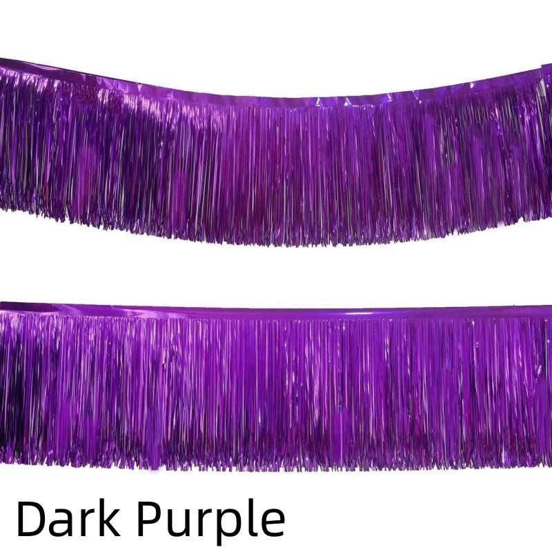 2/1 упаковка фольгированной бахромы гирлянды металлической мишуры растяжки баннеры для парада поплавки день рождения свадьба рождественская вечеринка декор