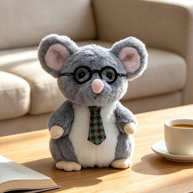 Adorable Hedgehog Mouse Plush Toy Cartoon Stuffed Animal Sleeping Companion Doll for Room Decor Cute Birthday Or Xmas Gift