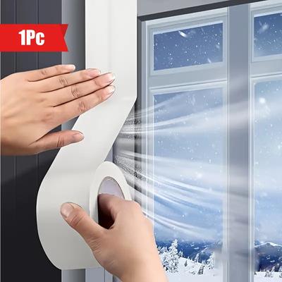 Ветрозащитная лента для зимних окон Термоизоляционная ткань Высоковязкая водонепроницаемая односторонняя лента без клея