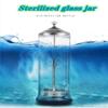 Professional Salon Barber Disinfection Jar Sterilization Container Sanitizer Glass Manicure