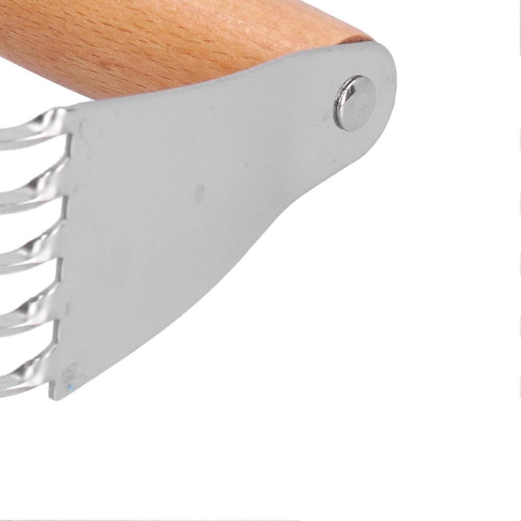 Stainless Steel Dough Blender Mixer Pastry Cutter Wooden Handle Durable Kitchen Tool For Baking Mixing