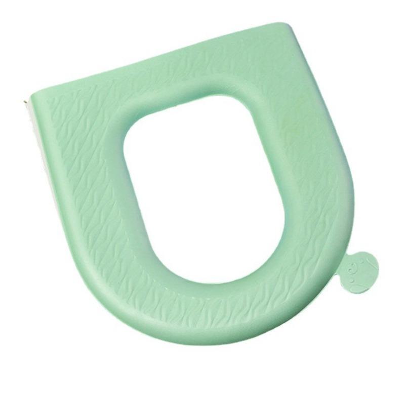 Universal EVA Waterproof Toilet Seat Covers for Kids Simplicity Solid Color Washable Soft Silicone Foam Toilet Seat Cushion