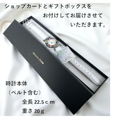 [Italy Beautiful Accessory] Venetian Glass Millefiori Watch for Women / Imported from Murano, Italy / Murano Glass [Parallel Import]