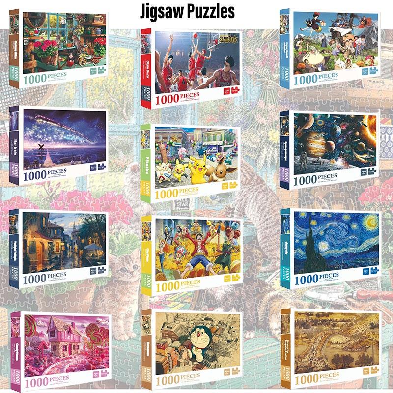 Educational Puzzle Toy 1000 Piece Jigsaw Puzzle For Mental Stimulation