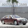 1:24 Mercedes-Benz Maybach S680 Alloy Model Car Ornament