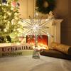 LED Lights Christmas Treetop Decoration Glitter Christmas Ornaments  Shopping Mall