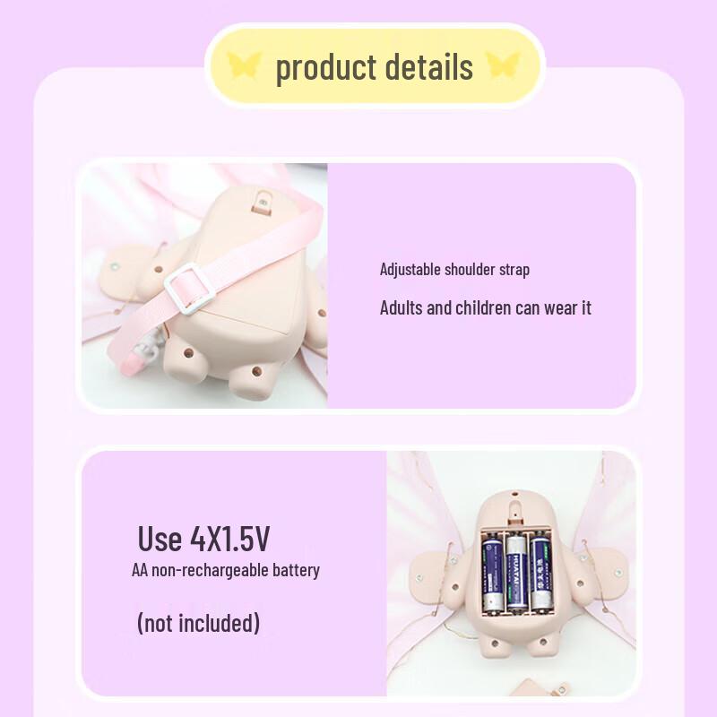 Kids' Electric Luminous Butterfly Wings