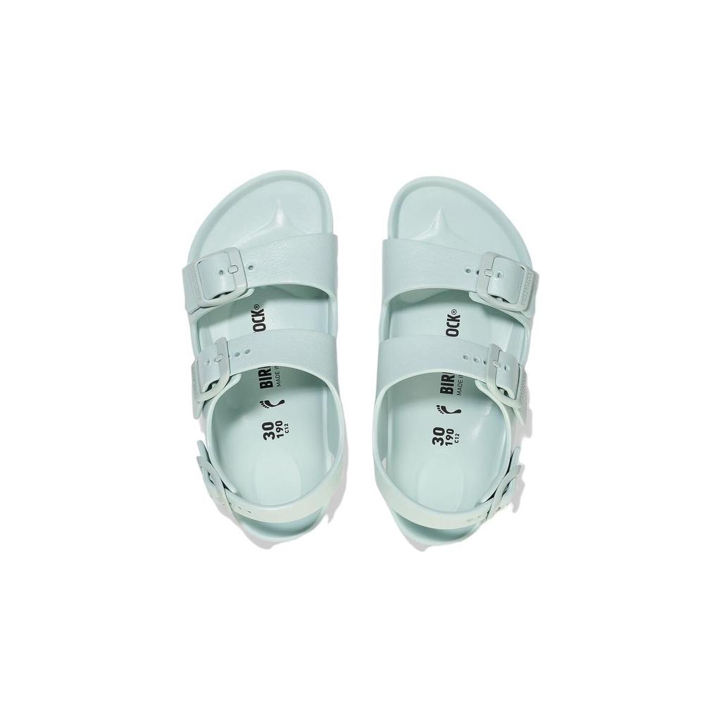 Birkenstock Милан Удобные Круглый Носок Универсальные Пряжка Детские Сандалии Детские сандалии Синий 1026751