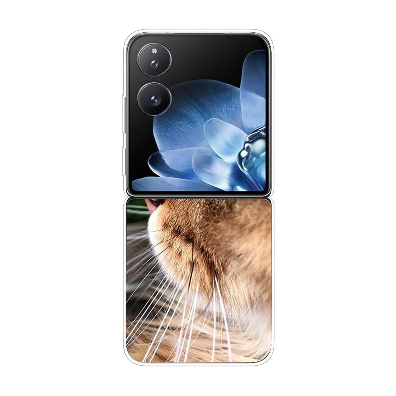 Твердая ПК-накладка для Xiaomi Mix Flip Противоударный чехол для телефона для Mi Mix Flip 5G Ультратонкая задняя прозрачная накладка MixFlip Чехол Coque Funda