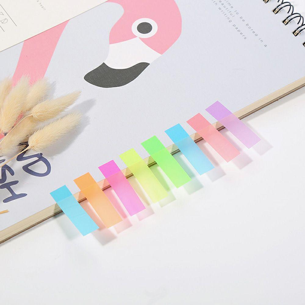 Strip Arrow Adhesive Sticky Notes Planner Stickers Fluorescent Notes Paper Sticker Bookmarks