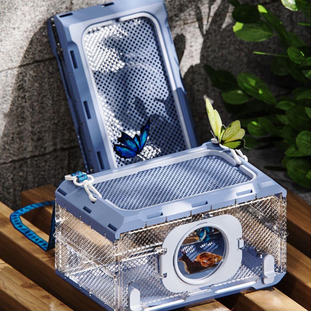 Folding Insect Observation Box Waterproof Critter Butterflies Cage Kindergarten Science Toy