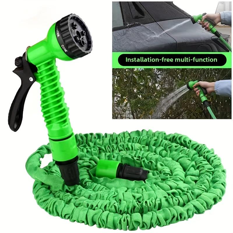 25FT-200FT Expandable Magic Hose Lightweight Design Durable Materials 7 Water Spraying Functions Gun Home Garden Watering Tools