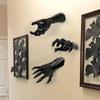 3 шт. Черные Хэллоуинские Руки в Натуральную Величину Декорация Реалистичная Рука Призрака Крючок для Хранения Стол