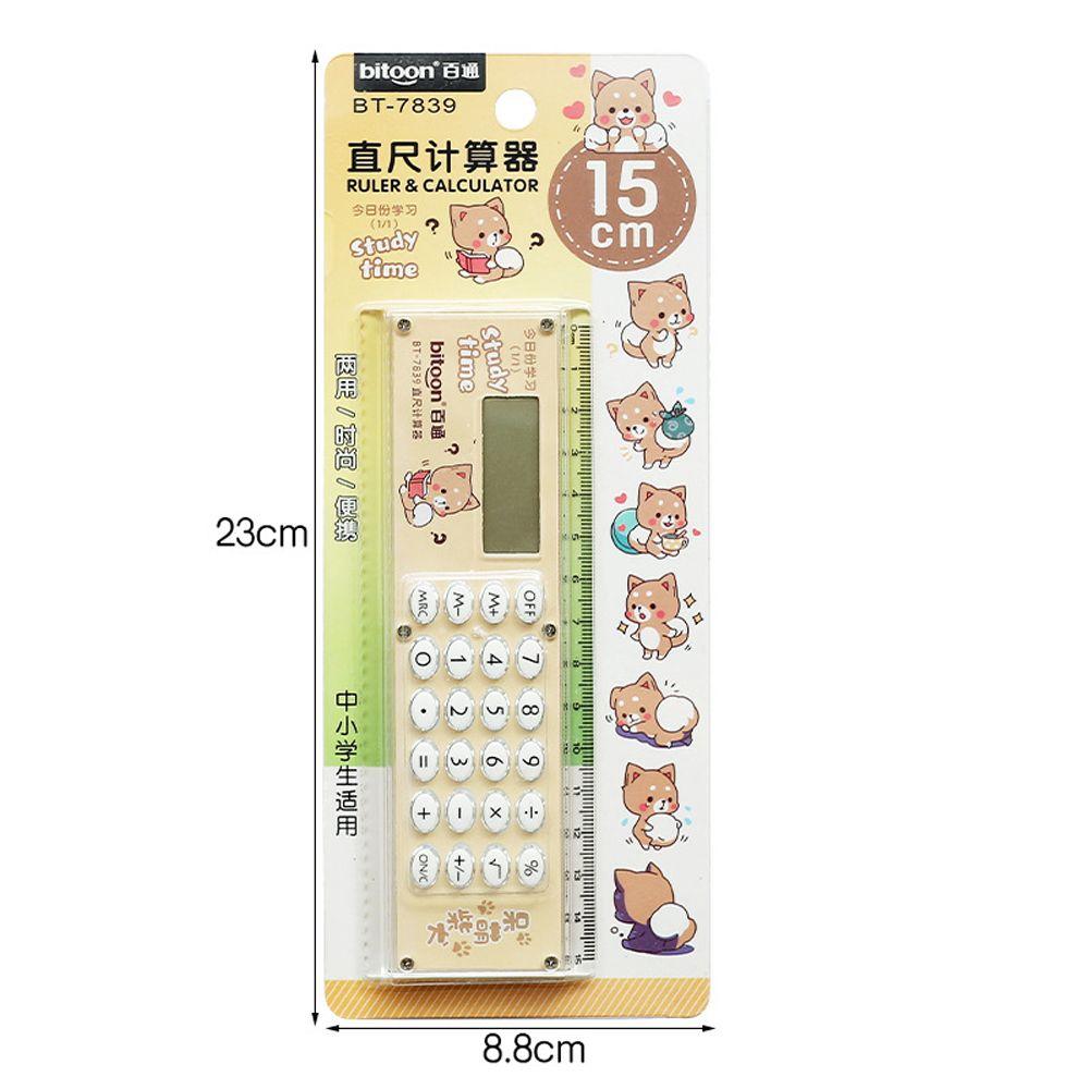 Stationery Ruler Computer Transparent Ruler Ruler With Calculator Energy Ruler Calculator