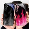 Простой Зеленый Огонь Для Samsung Galaxy A01 A02 A03 Core A04 A14 4G A13 54 34 31 20 25 23 22 5G S21 Ultra S20 Стеклянный Чехол Для Телефона