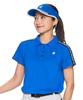 Coq Sportif Short Sleeve Shirt Logo Tape Sporty Mix and Match Sweat Absorbent Quick Drying Golf LG5SHS06L BL00 [Le Golf] A-Line Women's (Blue)