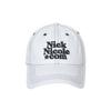 NICK&NICOLE NN DOTCOM SIGNATURE BALL cap_STITCH White