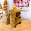 Cute Soft Plush Capybara Backpack Girl Fashionable Crossbody Bag for Women Kawaii Shoulder Bag for Children Gifts for Girlfriend