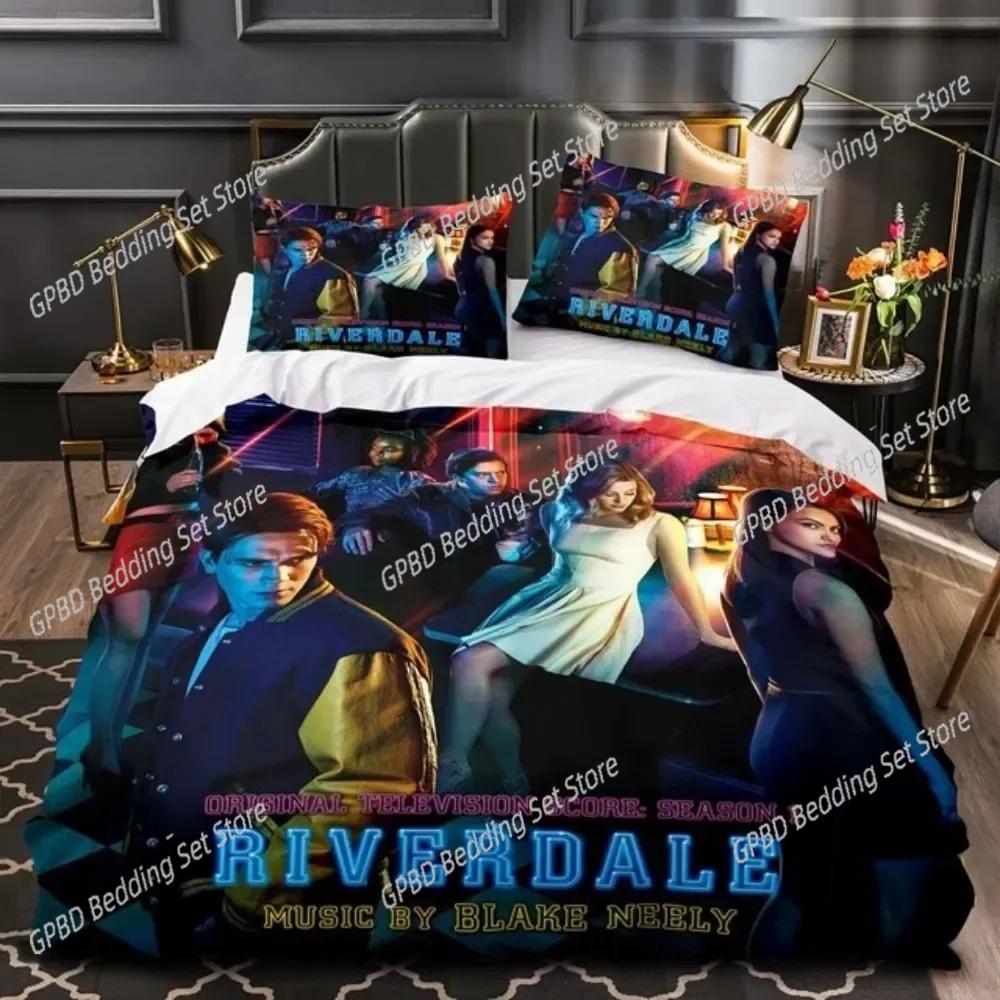Новый набор постельного белья Riverdale для спальни Мягкие современные покрывала Удобное детское пододеяльник Покрывало и наволочка