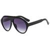 New Women'S Sunglasses Women Large Frame Conjoined Body Oval Shape Sun Glasses Brand Designer Fashion Eyewear Uv400