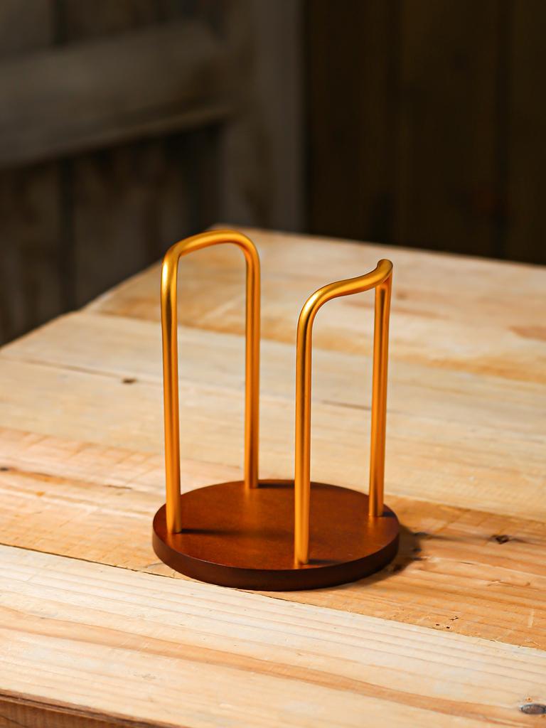 Disposable Cup Cup Holder Home Paper Cup Holder Desktop Coffee Table Storage Shelf Tea Cup Coffee Bamboo Cup Holder