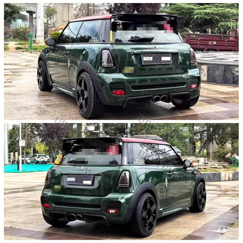 Углеродное волокно Для BMW Mini Cooper R50 R53 R56 Вер.2.11/2.12 Тип B Стиль JCW Заднее антикрыло Внешние комплекты кузова 06-13