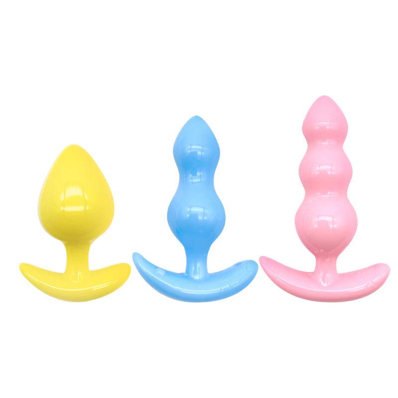 Moe Moe Jelly Anal Plug and Beads: Universal Self-Pleasure Device and Massage Adult Toy