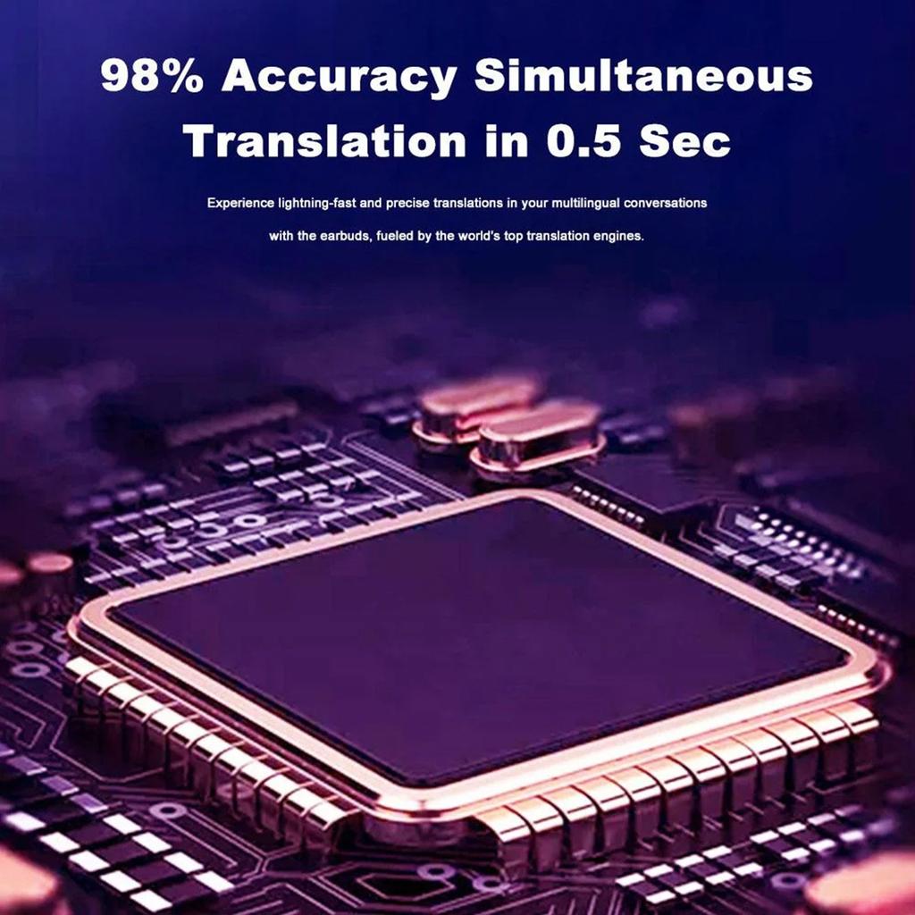 B11 Беспроводные Bluetooth Портативные Наушники-Переводчики Наушники Многоязычный Перевод