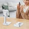 Регулируемый держатель для телефона, складная подставка, портативное настольное крепление для планшета, многоугольный просмотр для потоковой передачи, чтения, приготовления пищи, свободные руки