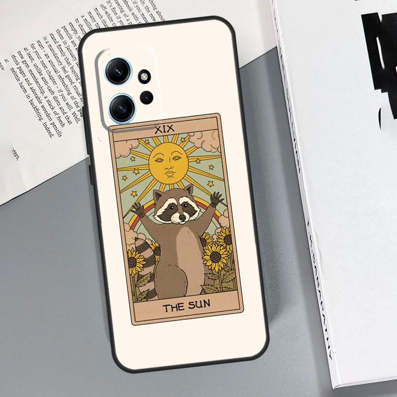 Raccoon Art Tarot Case For Xiaomi Redmi Note 13 11 10 12 14 15 Pro Plus Cover For Redmi 15 15C 14C 10C 13C 12C