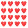 18 Pcs Love Scented Decor Valentine's Day Props Shaped Romantic Decorative Candles Paraffin Handles Heart