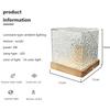 Square Led Rotating Water Ripple Light Sleeping Atmosphere Aesthetic Powered Multicolor With On Decor Nightlight Usb Desk Small
