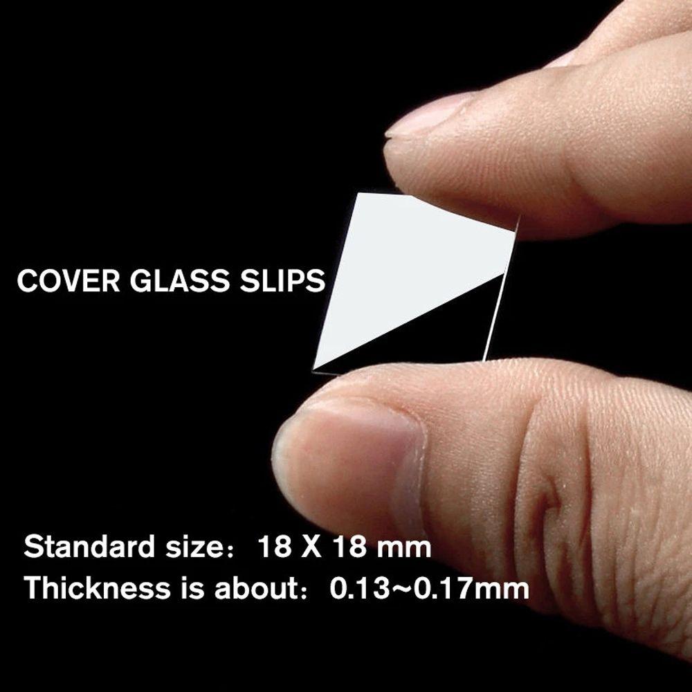 Прозрачные слайды для покровного стекла для образцов Оптический микроскоп Микроскопные слайды Стеклянные покровные стекла