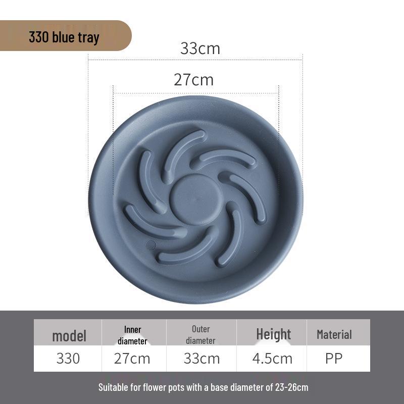 Round Permeable Water Collection Tray - Anti-Suffocation Root Rot Mat for Flower Pots