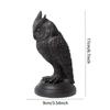 1Pc Halloween Owl Crow Candle Holder Candlestick Desktop Ornament Resin Home Decoration Craft Statue