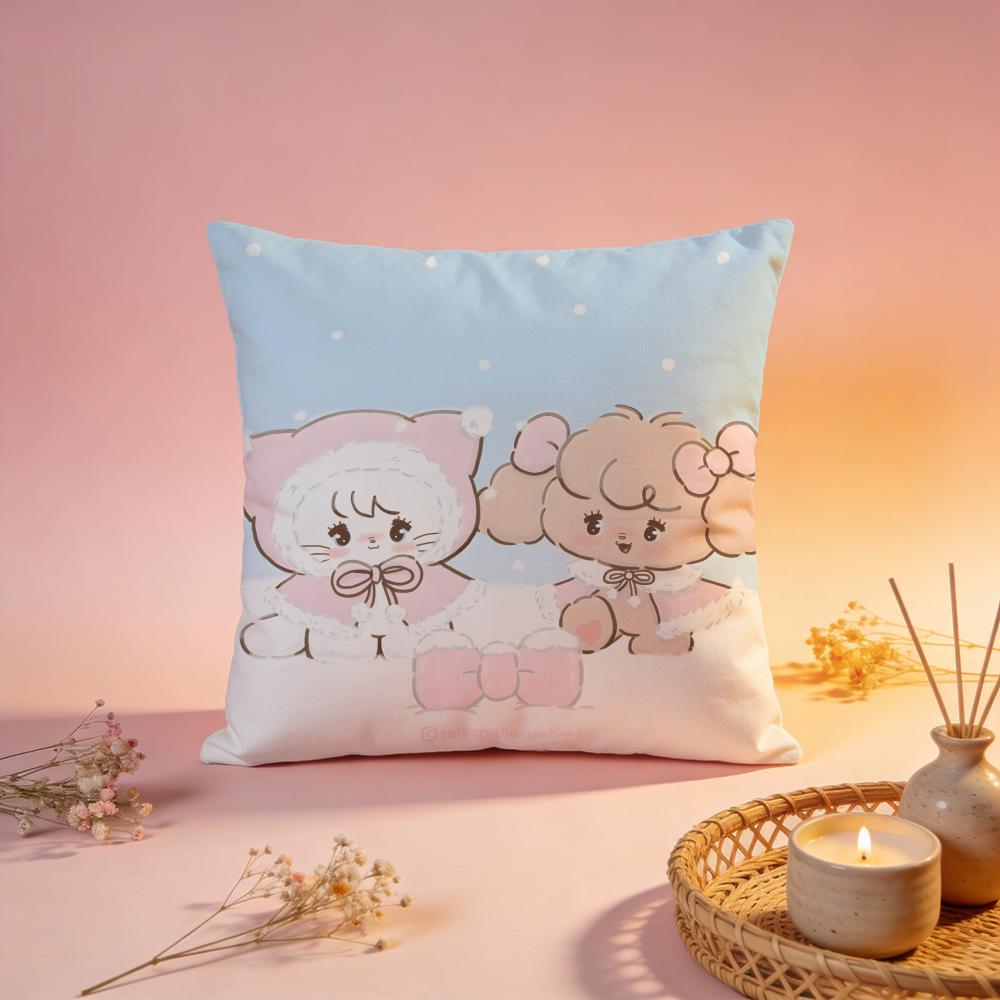Trendy MMikkoiou Cushion Cover Comfortable Durable Pillow Cover MultiScene for Home Office Car Sofa