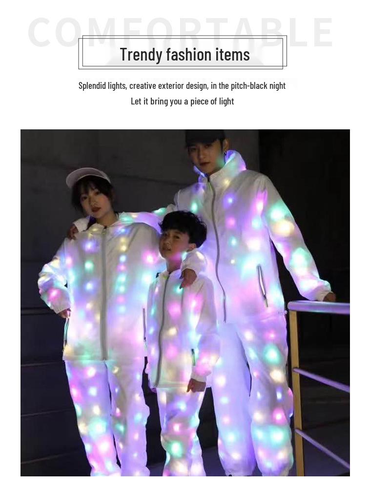 Japanese Style Glitter DJ Stage Costume: Superhero Rock Shiny Dancewear