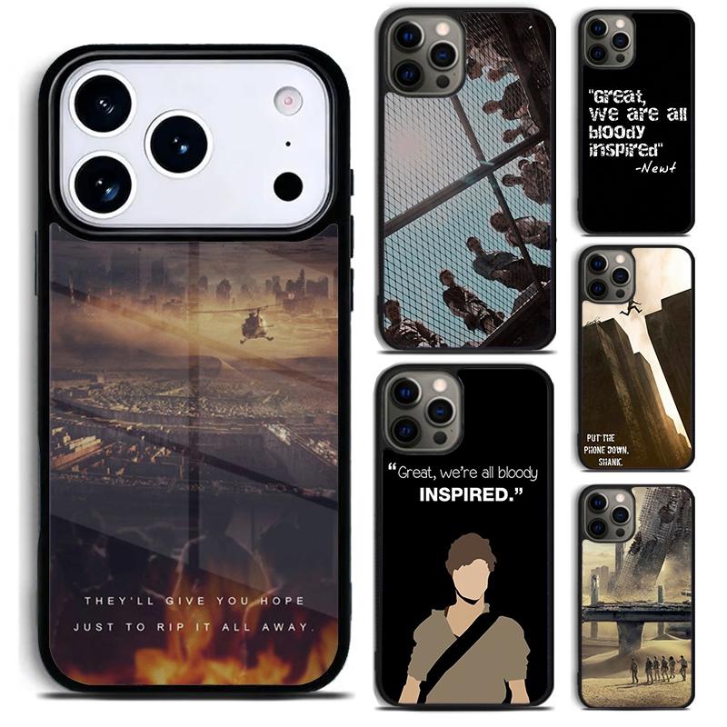 Чехол для телефона Maze Runner newt мягкий для iPhone 17 16 15 Pro Max Air 14 13 12 11 Plus Ударопрочный Capa Cover