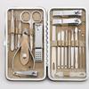 19 шт., набор кусачек для ногтей, маникюрные фрезы, пилочка для ногтей из нержавеющей стали, педикюрные ножницы для ногтей, инструмент, бытовой набор для обрезки ногтей