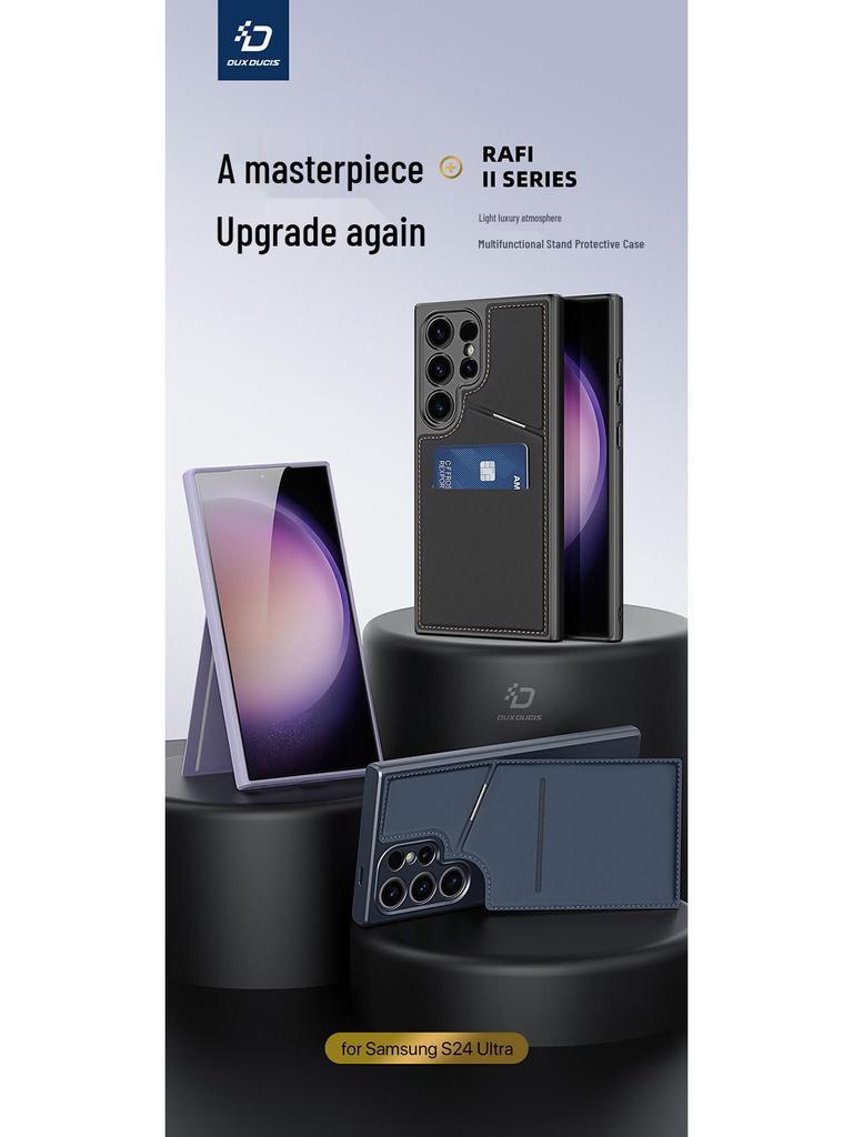 Чехол для телефона Samsung S25 Ultra: Чехол-книжка 3-в-1 с двумя SIM-картами, магнитным держателем для Samsung S24+.