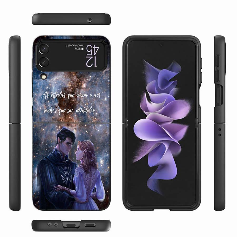 Чехол для телефона Sarah J Maas «Королевство шипов и роз» для Samsung Z Flip 6 7 5G Z Flip 5 Galaxy Z Flip 3 4 5G ZFlip Ударопрочный Жесткий C