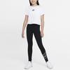 Nike Спортивные штаны Favorites Letter Logo Print Slim Fit Long Fitness Брюки женские черные DD6278-010