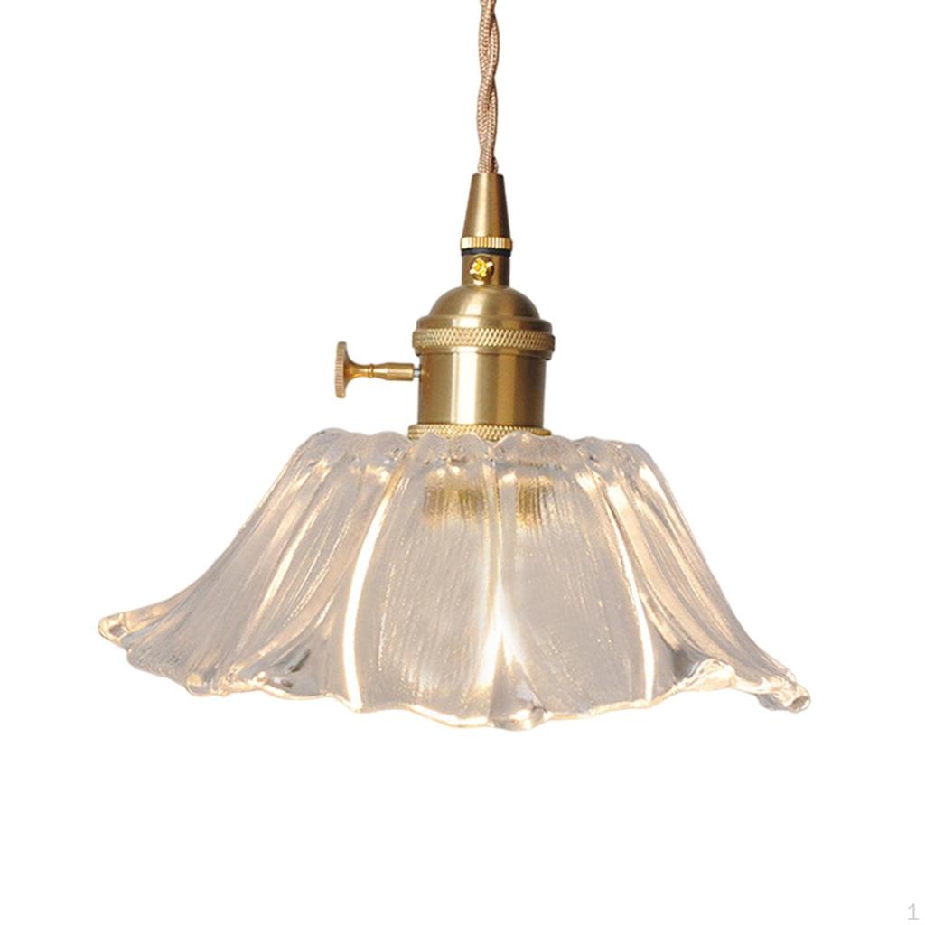 Flower Pendant Light Chandelier Hanging Lamp Small for Bedside