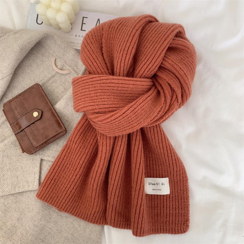 Вязаный шарф, мужской и женский стили, толстый шарф, шерстяной шарф, шерстяная шаль